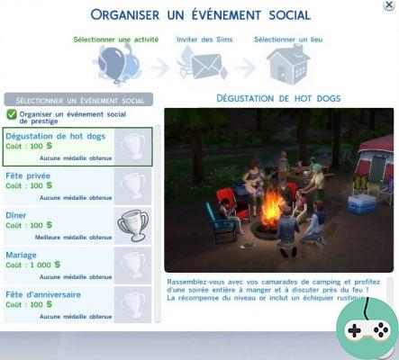 Los Sims 4 - Organiza una degustación de perritos calientes